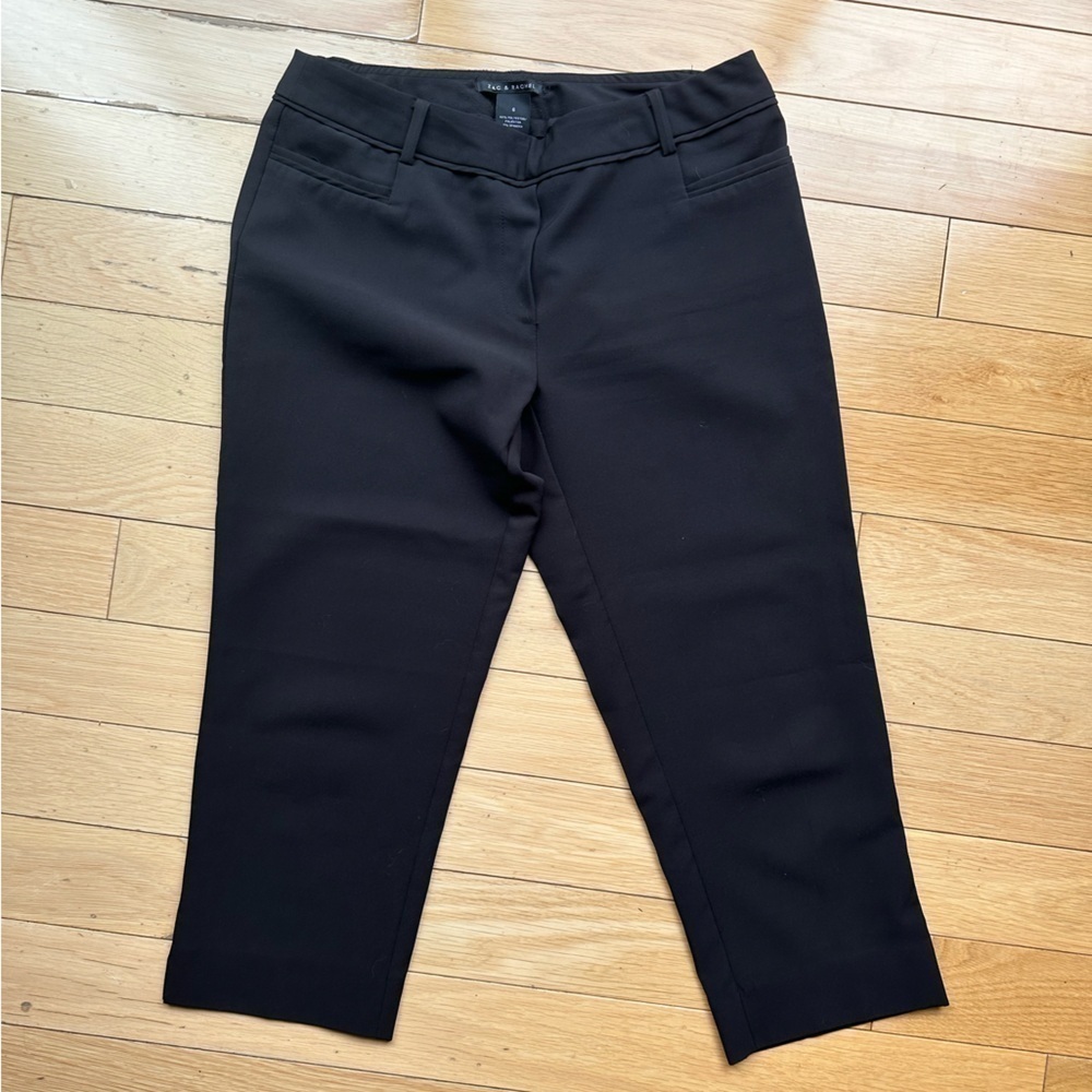 Zac & Rachel Black Capri Dress Pants size 6